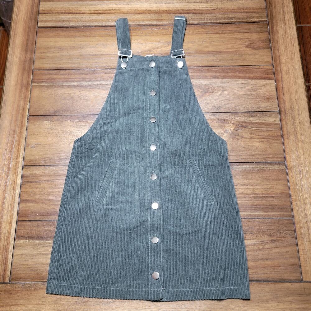 Harper Heritage Dark Green Corduroy Dress Overalls - Size XS